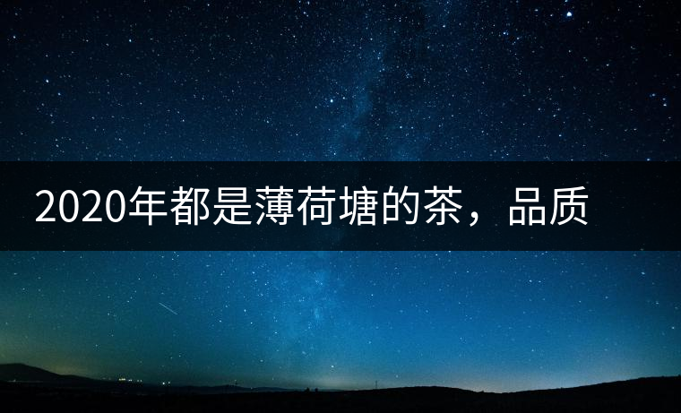 2020年都是薄荷塘的茶，品質(zhì)差別為什么這么大-易武中聘號(hào)
