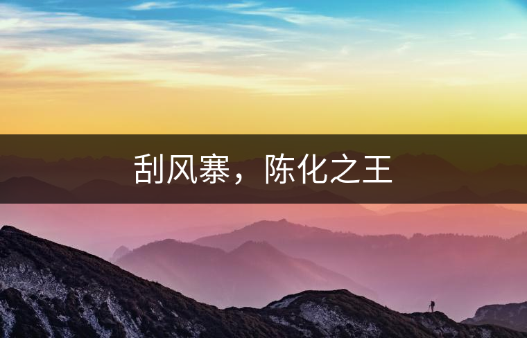 刮風(fēng)寨，陳化之王