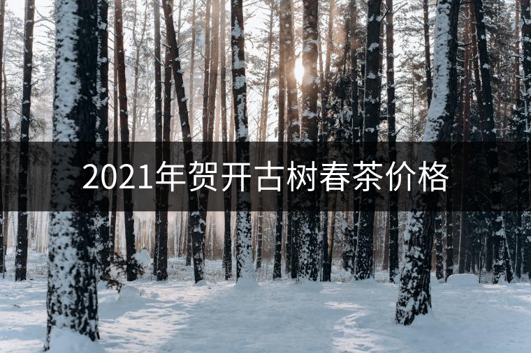 2021年賀開古樹春茶價格