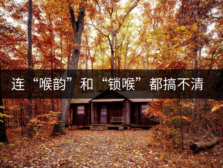 連“喉韻”和“鎖喉”都搞不清楚，就不要說懂普洱茶！