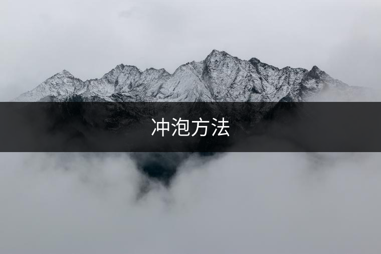 沖泡方法