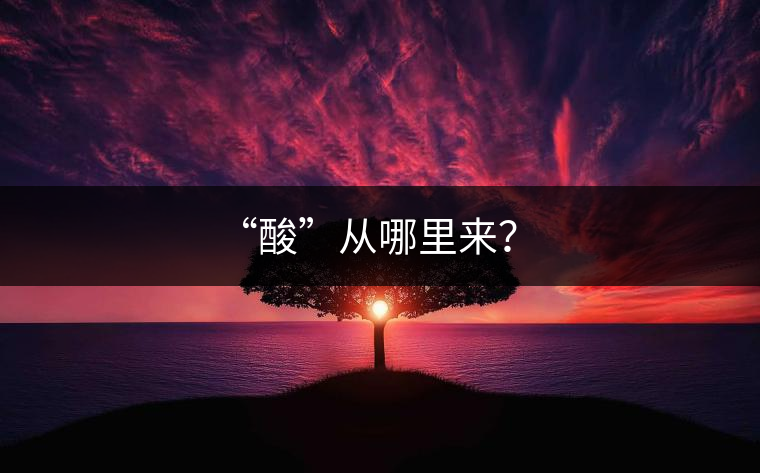 “酸”從哪里來？