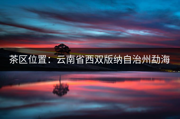 茶區(qū)位置：云南省西雙版納自治州勐海縣西部。